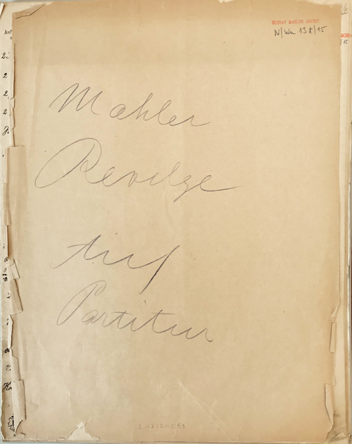 Colour facsimile of the non-autograph front wrapper recto