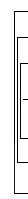 Graphic: fourth nested vertical brackets and a sinle horizontal line indicate that four nested bifolios enclosing a single folio form a gathering/signature